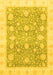 Oriental Yellow Traditional Rug, abs3834yw