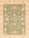 Abstract Brown Gold Oriental Rug, abs3834