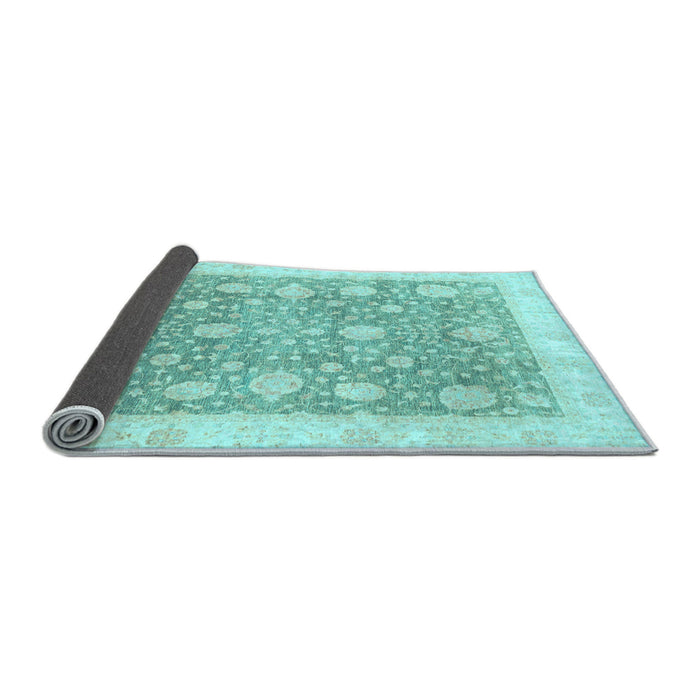 Sideview of Oriental Light Blue Traditional Rug, abs3834lblu