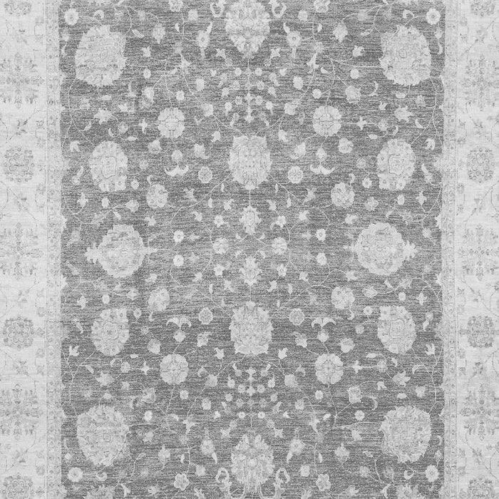 Machine Washable Oriental Gray Traditional Rug, wshabs3834gry