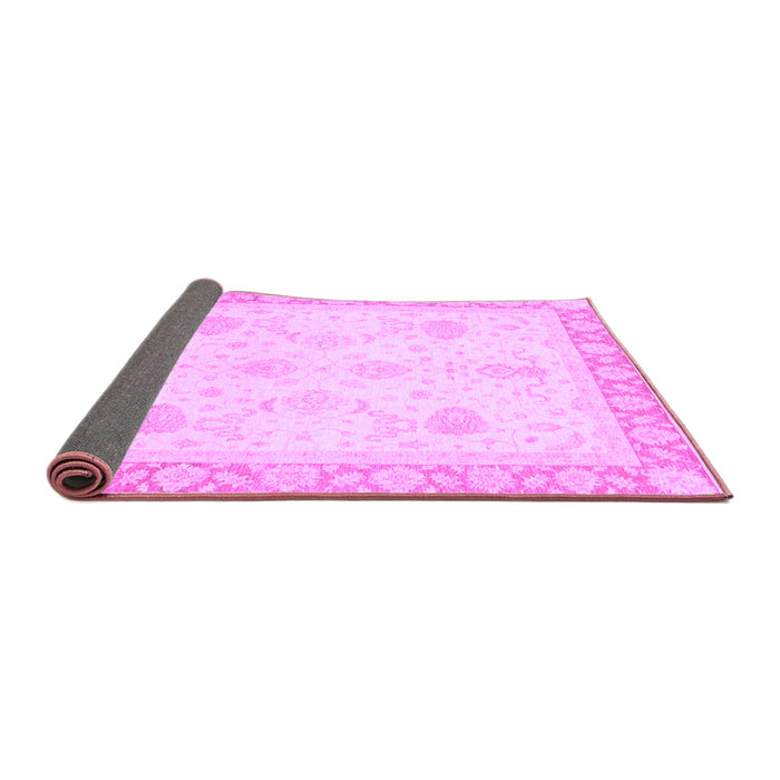Sideview of Abstract Purple Modern Rug, abs3835pur
