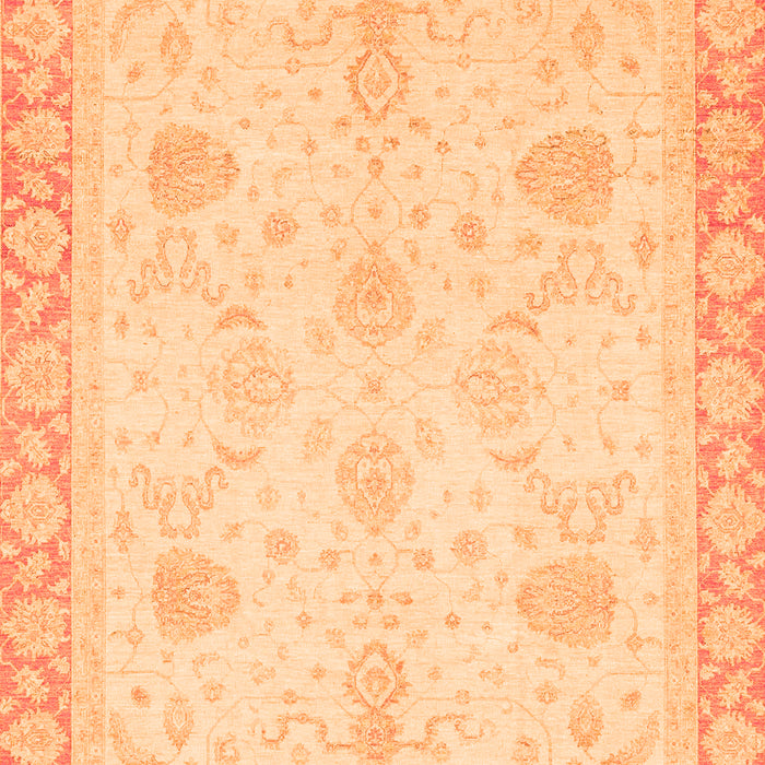 Machine Washable Abstract Orange Modern Area Rugs, wshabs3835org