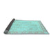 Sideview of Abstract Light Blue Modern Rug, abs3835lblu