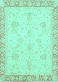 Abstract Turquoise Modern Rug, abs3835turq