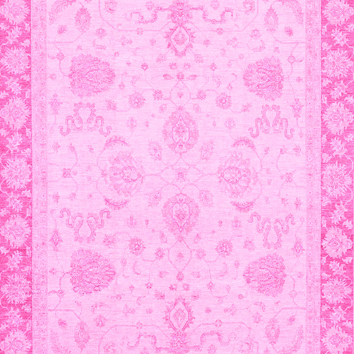Machine Washable Abstract Pink Modern Rug, wshabs3835pnk