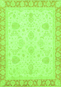 Abstract Green Modern Rug, abs3835grn