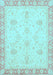 Abstract Light Blue Modern Rug, abs3835lblu