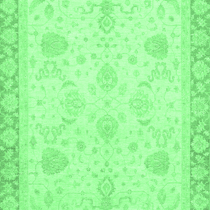 Machine Washable Abstract Emerald Green Modern Area Rugs, wshabs3835emgrn