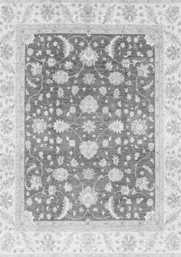 Abstract Gray Modern Rug, abs3836gry