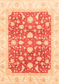 Abstract Orange Modern Rug, abs3836org