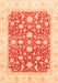 Abstract Orange Modern Rug, abs3836org