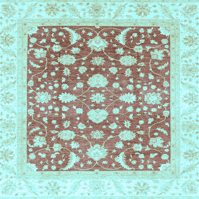 Square Machine Washable Abstract Light Blue Modern Rug, wshabs3836lblu