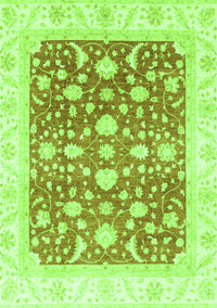 Abstract Green Modern Rug, abs3836grn