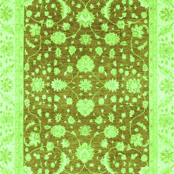 Machine Washable Abstract Green Modern Area Rugs, wshabs3836grn
