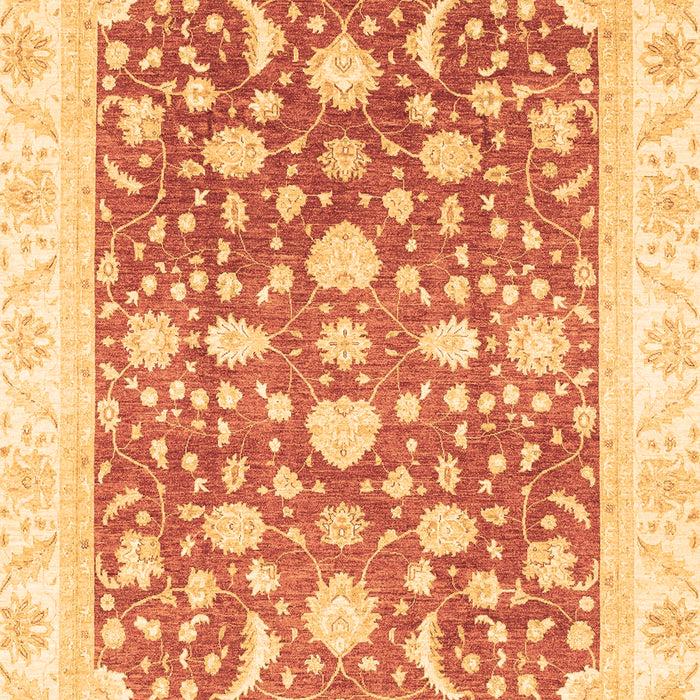 Machine Washable Abstract Brown Modern Rug, wshabs3836brn