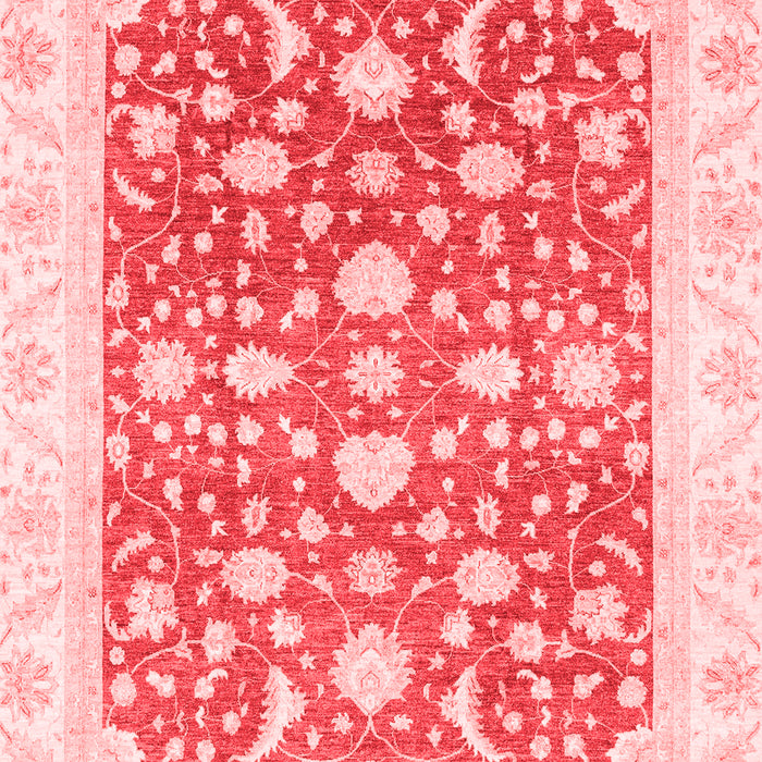 Machine Washable Abstract Red Modern Rug, wshabs3836red