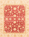 Machine Washable Abstract Bright Orange Rug, wshabs3836