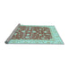 Sideview of Machine Washable Abstract Light Blue Modern Rug, wshabs3836lblu