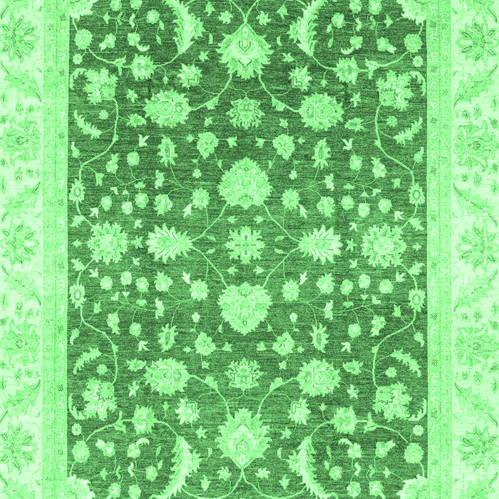 Machine Washable Abstract Emerald Green Modern Area Rugs, wshabs3836emgrn