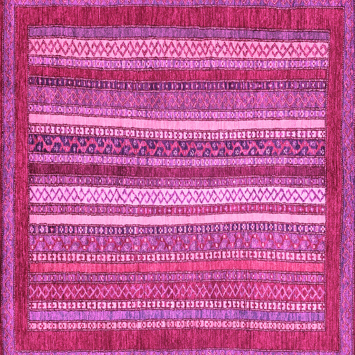 Square Abstract Pink Modern Rug, abs3837pnk