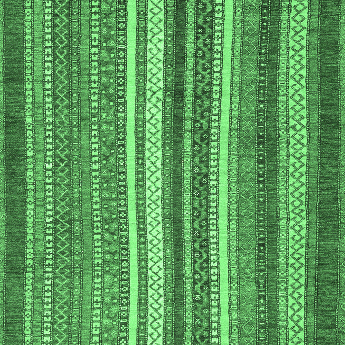 Machine Washable Abstract Emerald Green Modern Area Rugs, wshabs3837emgrn