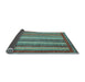 Sideview of Abstract Light Blue Modern Rug, abs3837lblu