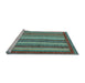 Sideview of Machine Washable Abstract Light Blue Modern Rug, wshabs3837lblu