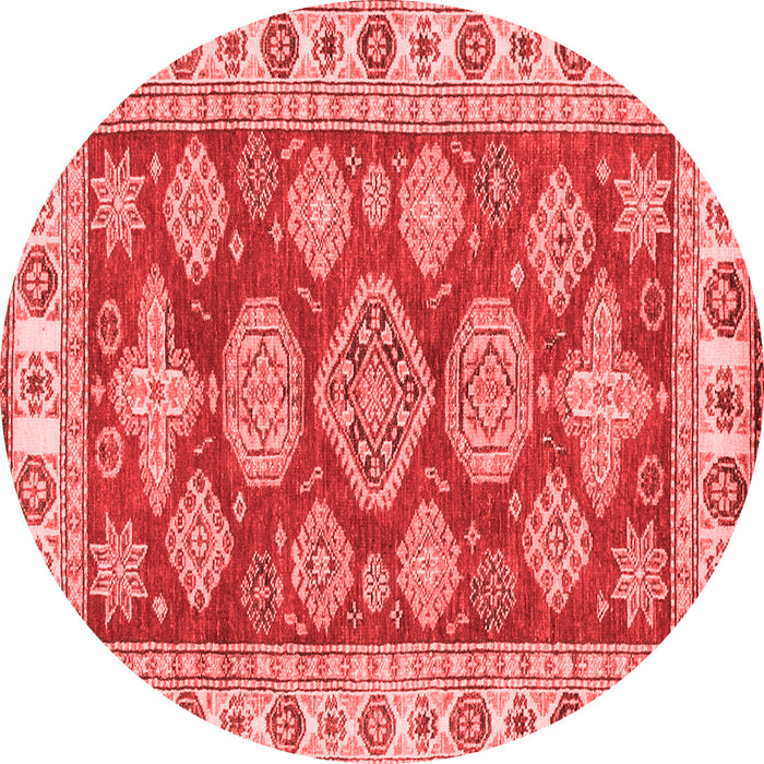 Abstract Red Modern Rug, abs3838red