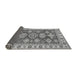 Sideview of Abstract Gray Modern Rug, abs3838gry