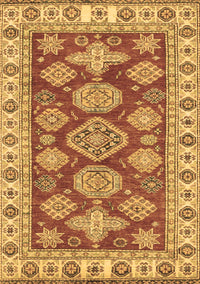 Abstract Brown Modern Rug, abs3838brn