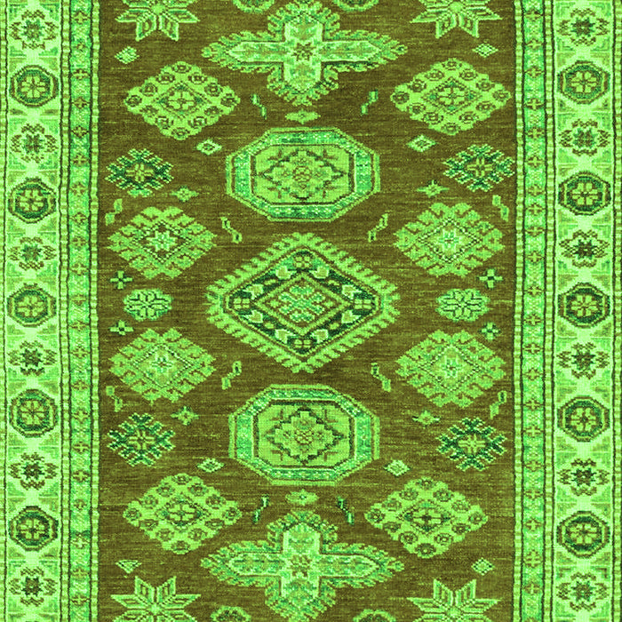 Abstract Green Modern Rug, abs3838grn