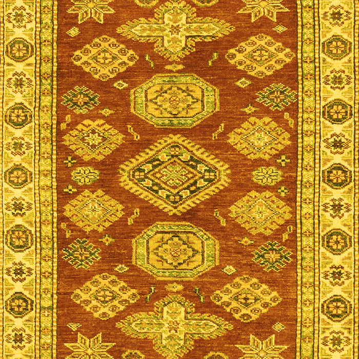 Machine Washable Abstract Yellow Modern Rug, wshabs3838yw