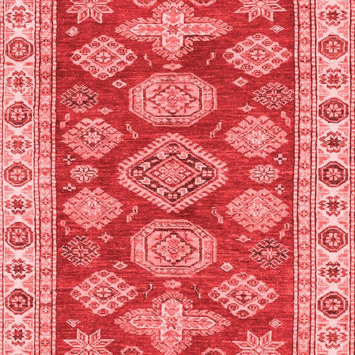 Machine Washable Abstract Red Modern Rug, wshabs3838red