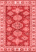 Abstract Red Modern Area Rugs