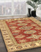 Abstract Red Modern Rug in Family Room, abs3838