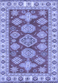 Abstract Blue Modern Rug, abs3838blu