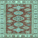 Square Machine Washable Abstract Light Blue Modern Rug, wshabs3838lblu