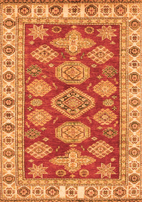 Abstract Orange Modern Rug, abs3838org