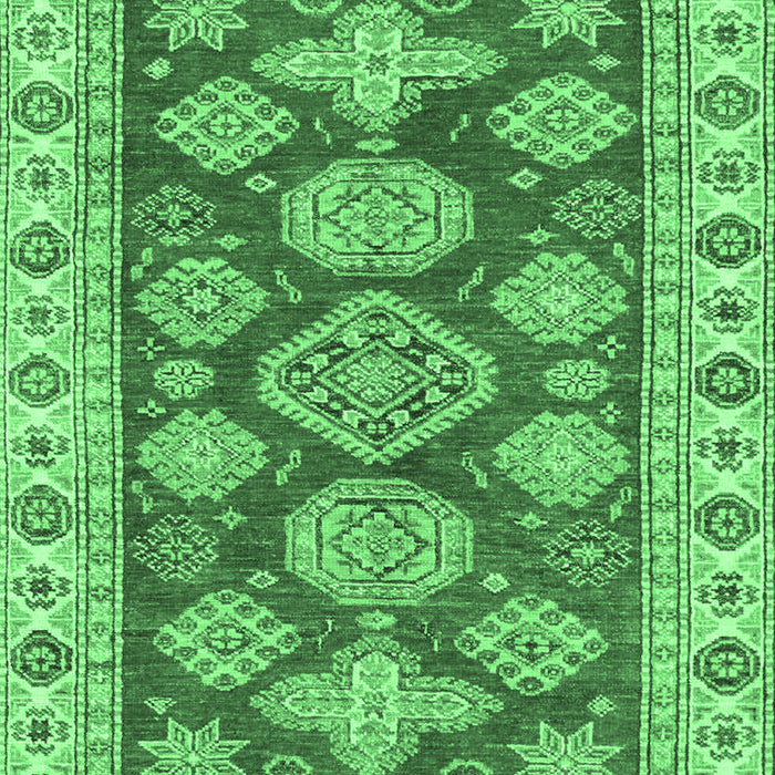 Machine Washable Abstract Emerald Green Modern Area Rugs, wshabs3838emgrn