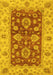 Machine Washable Oriental Yellow Traditional Rug, wshabs3839yw