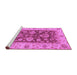 Sideview of Machine Washable Oriental Purple Traditional Area Rugs, wshabs3839pur