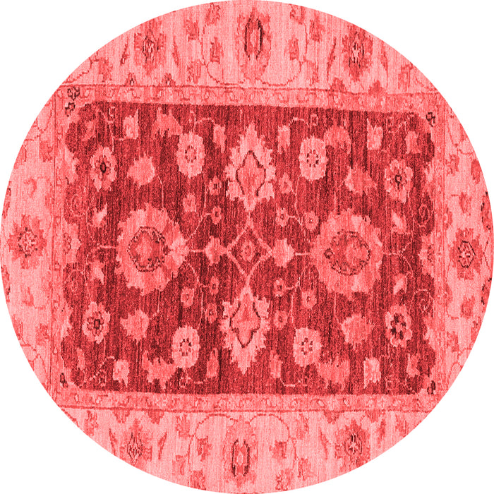 Machine Washable Oriental Red Traditional Rug, wshabs3839red