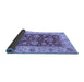 Sideview of Oriental Blue Traditional Rug, abs3839blu