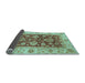 Sideview of Oriental Light Blue Traditional Rug, abs3839lblu