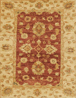 Abstract Orange Red Oriental Rug, abs3839