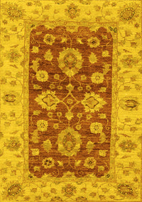 Oriental Yellow Traditional Rug, abs3839yw