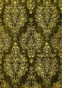 Abstract Yellow Modern Rug, abs383yw