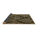 Sideview of Abstract Brown Modern Rug, abs383brn