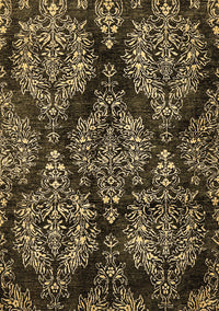 Abstract Brown Modern Rug, abs383brn