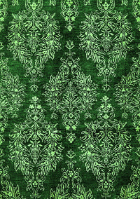 Abstract Green Modern Rug, abs383grn